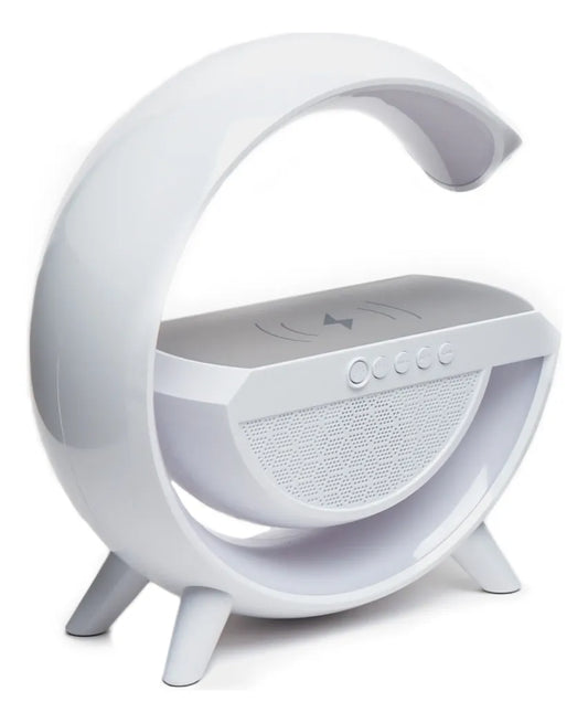 Lampara Veladora G Luz Rgb Parlante Cargador 3 en 1