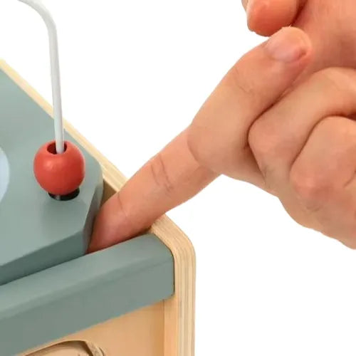 Juguete Cubo Didáctico Simulación De Madera Niños Multicolor