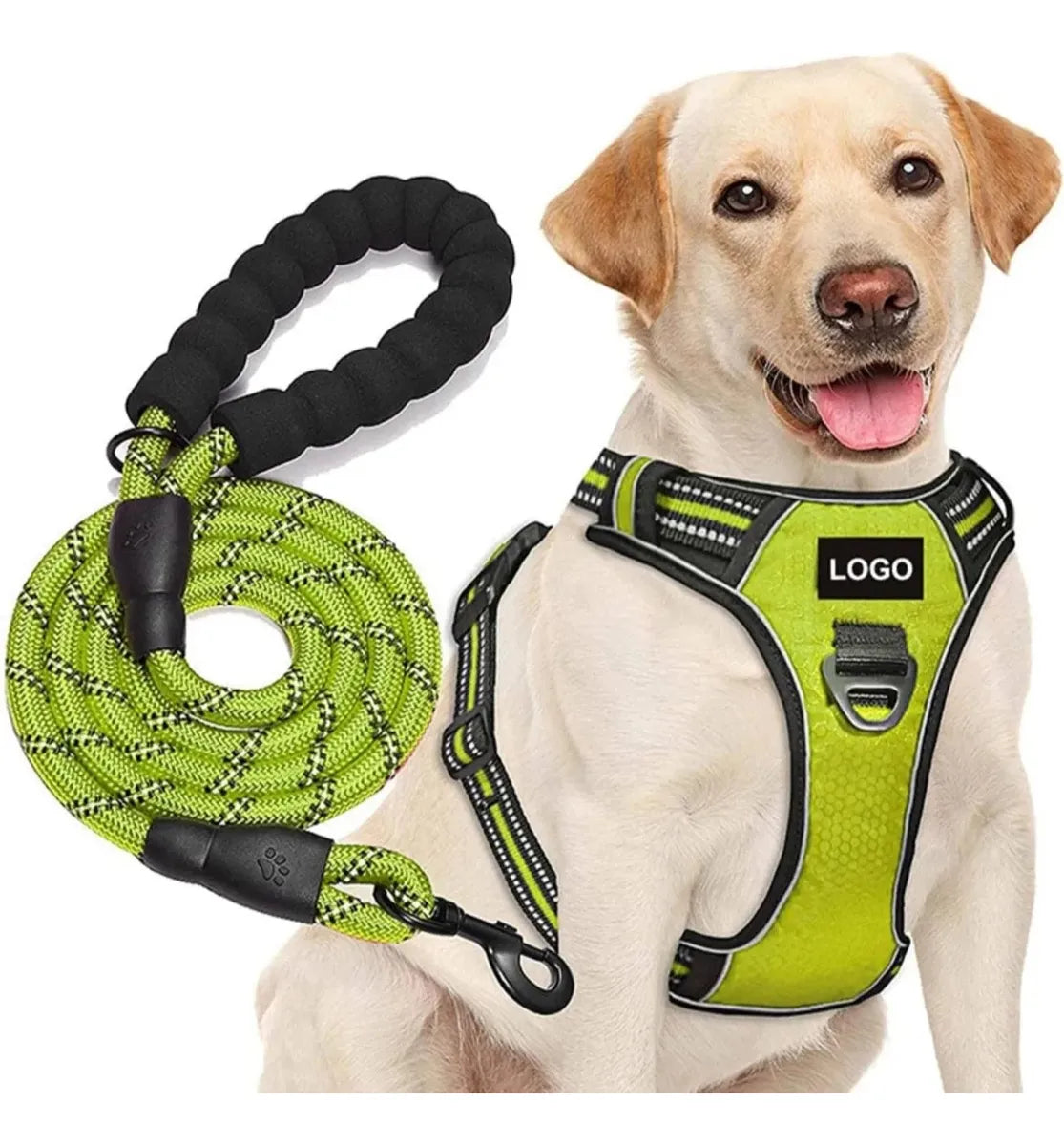 Pechera Anti Tirones Para Perro + Correa