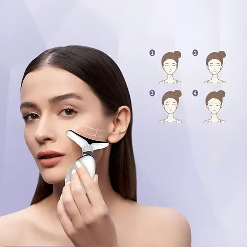 Masajeador Facial Portátil Con Vibración Recargable Mixta Día/noche