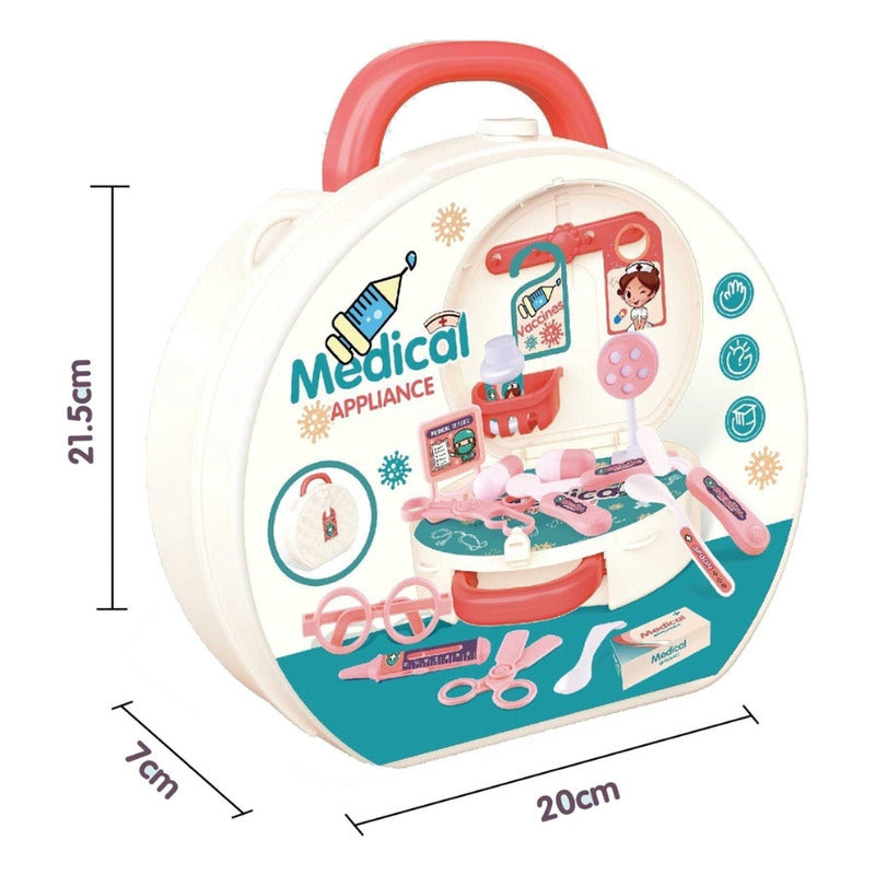 Set Médico Infantil Juguete Didáctico Divertido Maleta