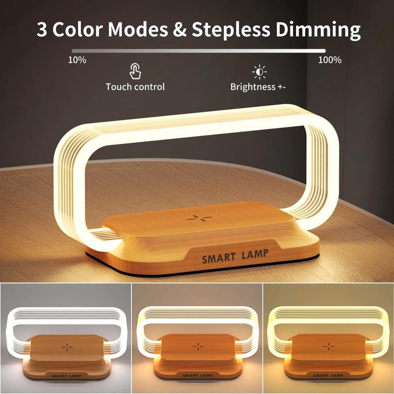 Lámpara Led Mesita, Lámpara Inalámbrica, Luz Cargador Led