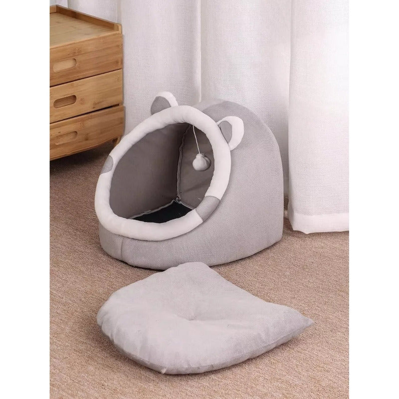Cama Para Gatos Y Perros Tienda De Campaña Para Mascotas Gris