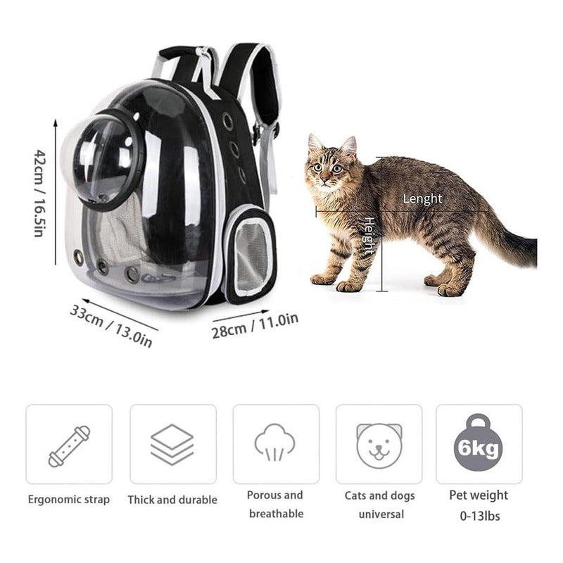 Mochila Transportadora Mascotas, Gatos, Perros Viaje