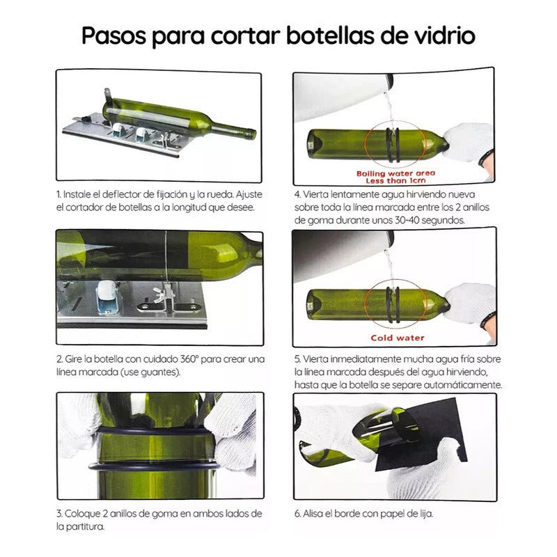 Cortador De Botellas Para Manualidades Kit Arte