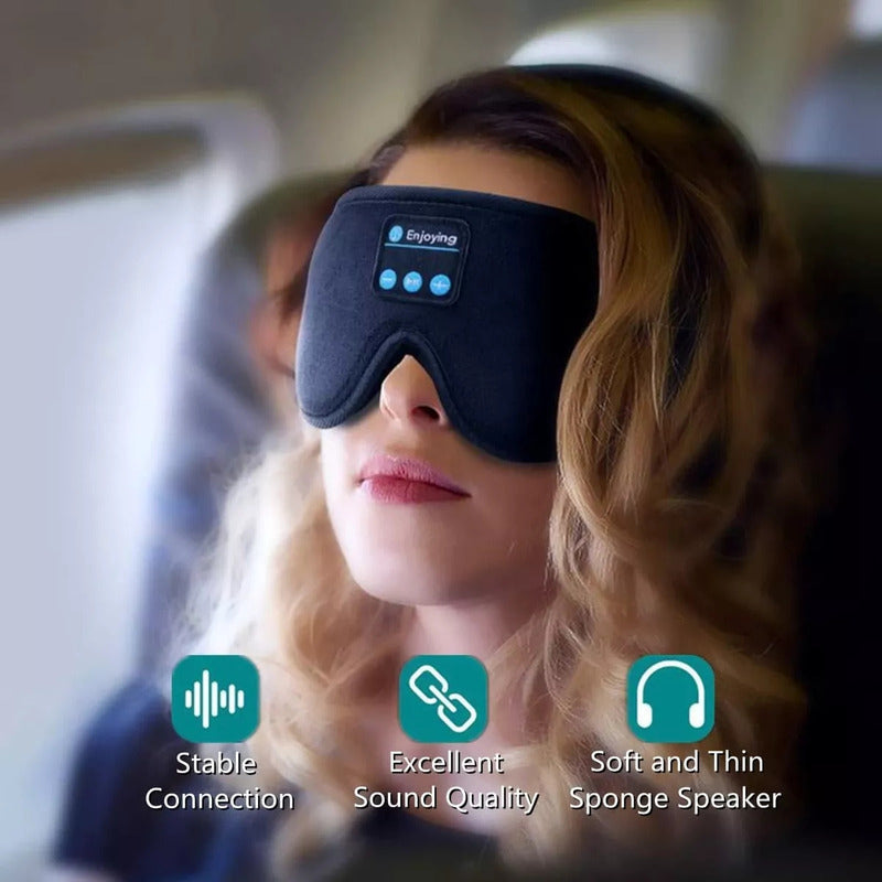 Máscara Ocular Bluetooth 5.0 Estéreo Inalámbrica Para Dormi