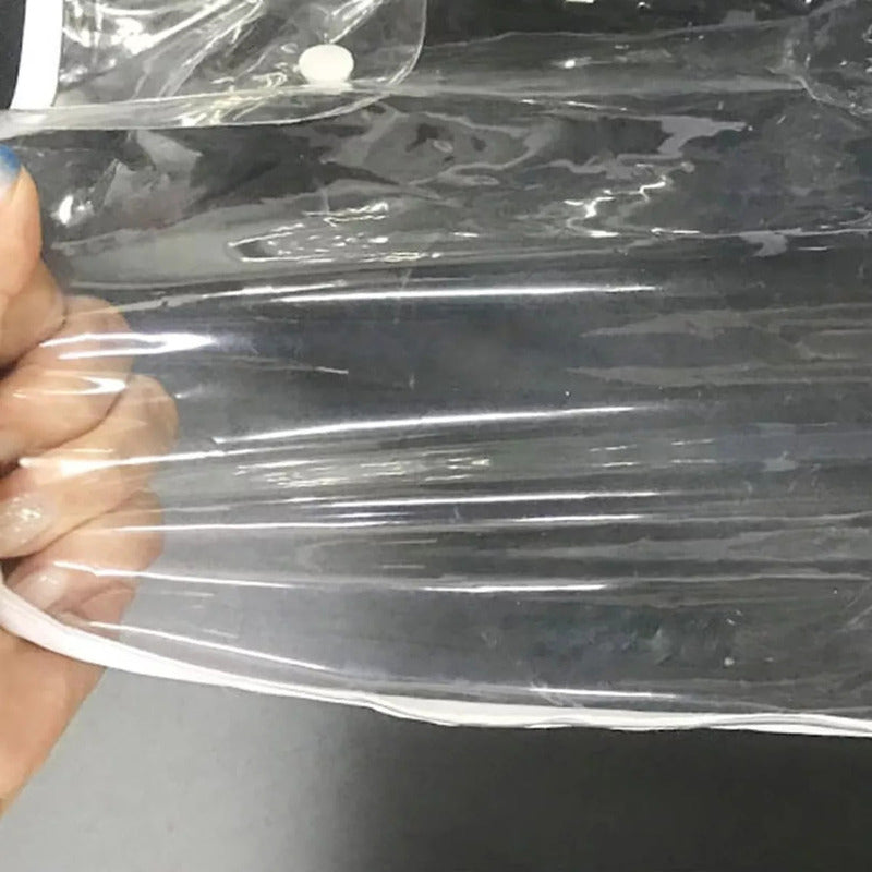 Capa Para Perros Pilot Lluvia Impermeable, Cuidado Mascotas Transparente L
