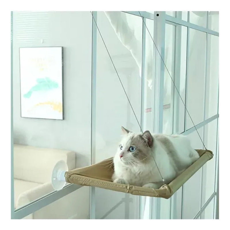 Hamaca Gatos Ventana, Ventosa, Cama Ventana Gatos Mascotas