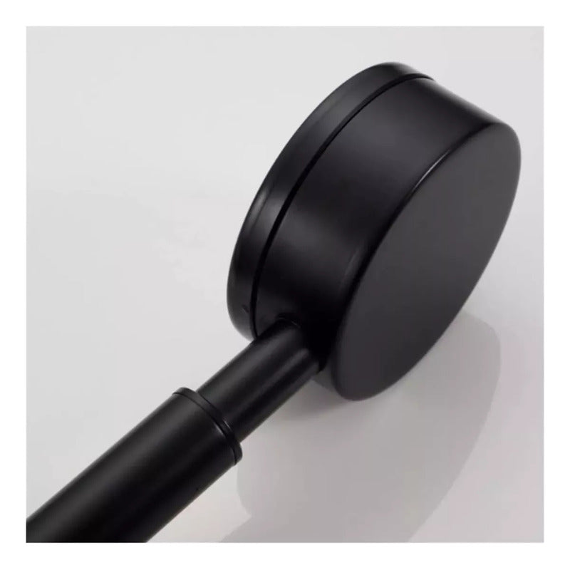 Cabezal De Ducha Presurizado Negro, 100% Acero Inoxidable