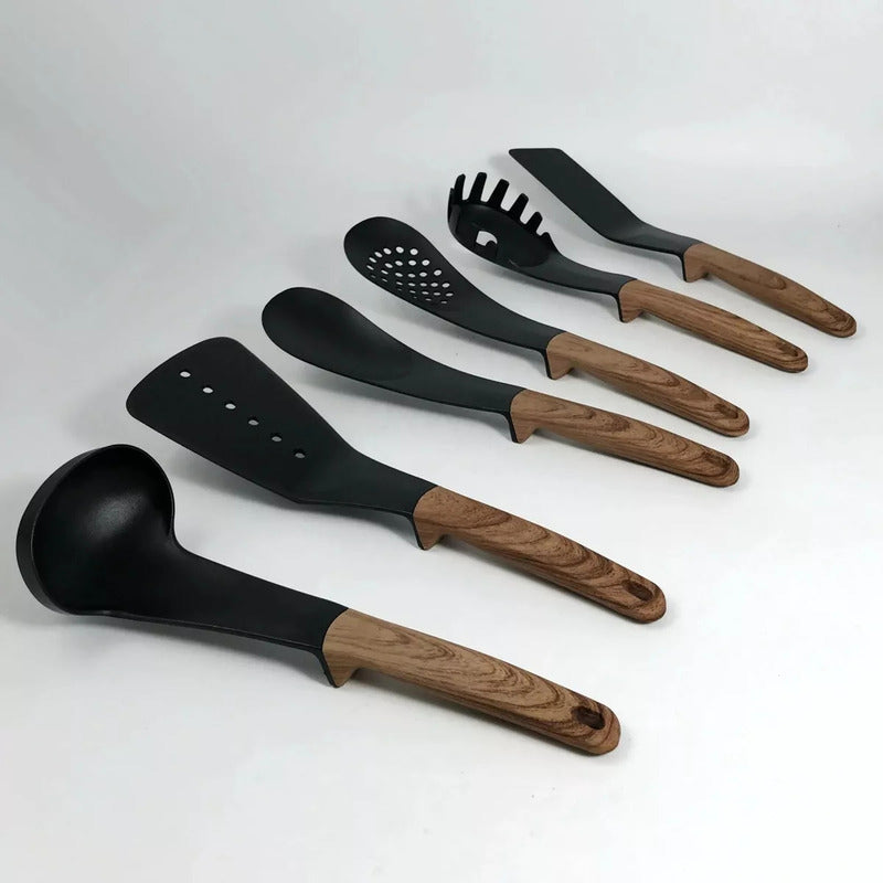 Set Utensilios Cocina Madera, Set Cucharas, Utensilios Mader