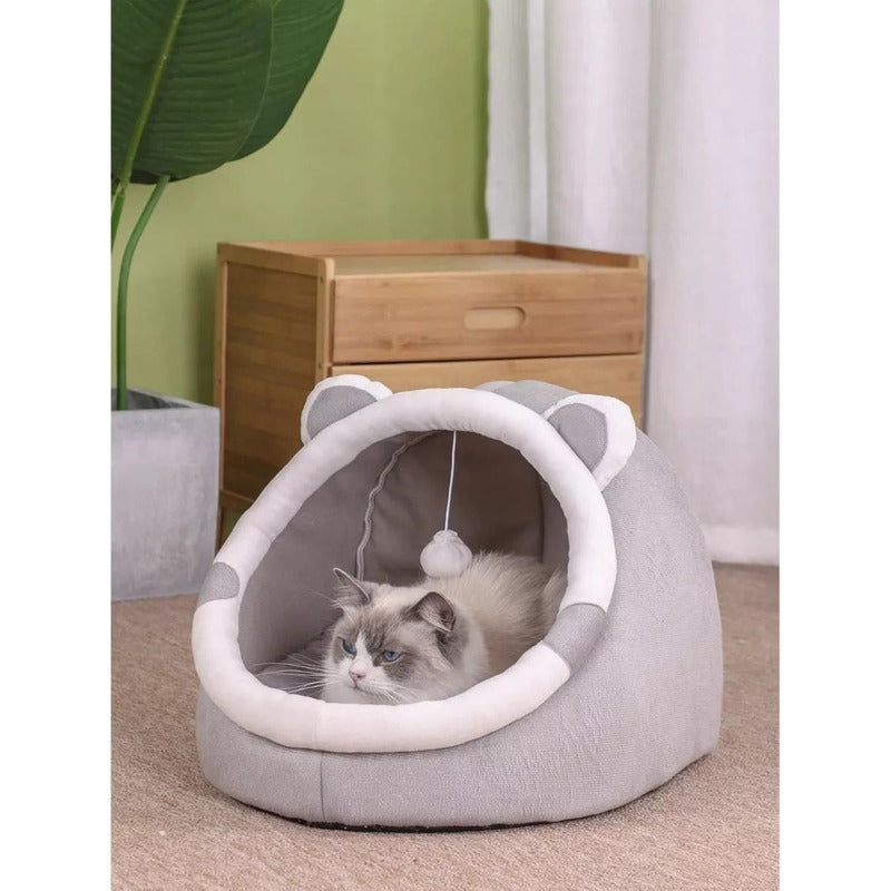 Cama Para Gatos Y Perros Tienda De Campaña Para Mascotas Gris