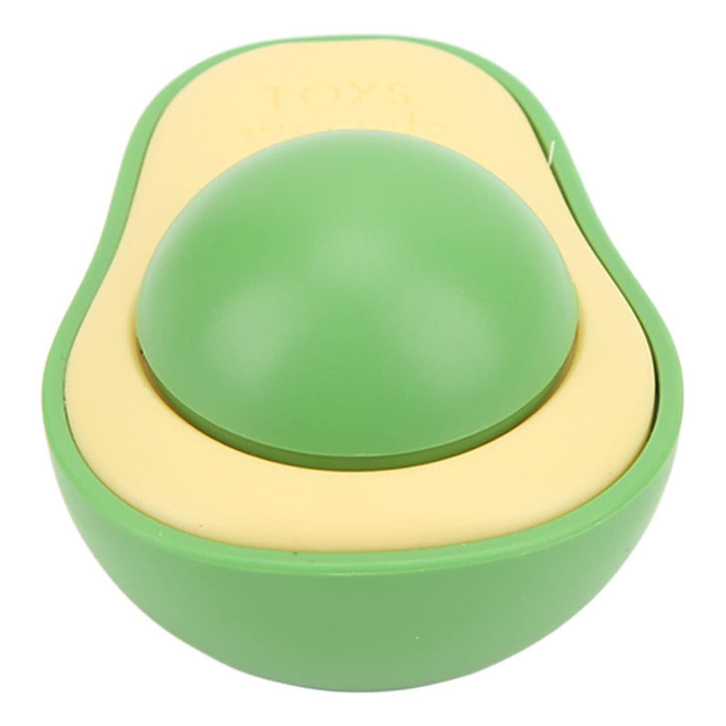 Juguete Para Gatos Interactivo Aguacate Rascador Autogiro Verde