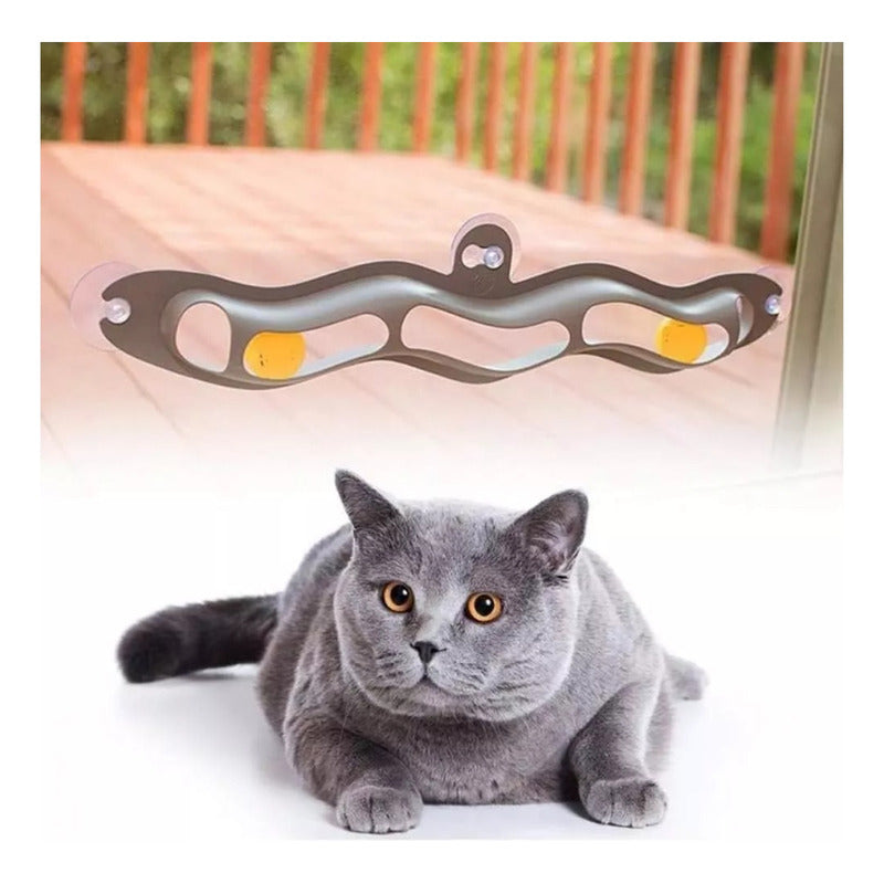 Juguete Interactivo Para Gato, Pelota Plástica Y Succión, Co