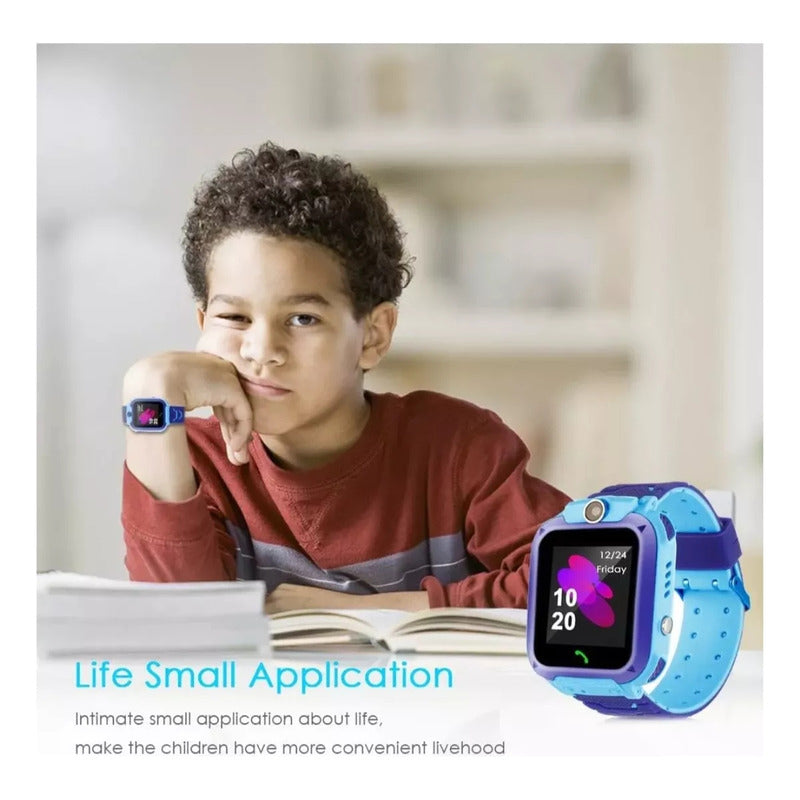 Reloj Smart Watch Niños, Reloj Gps, Reloj Inteligente Cámara Celeste Celeste Celeste