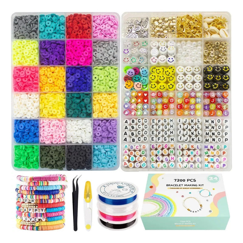 Set De Fabricación De Pulseras (7200 Piezas)