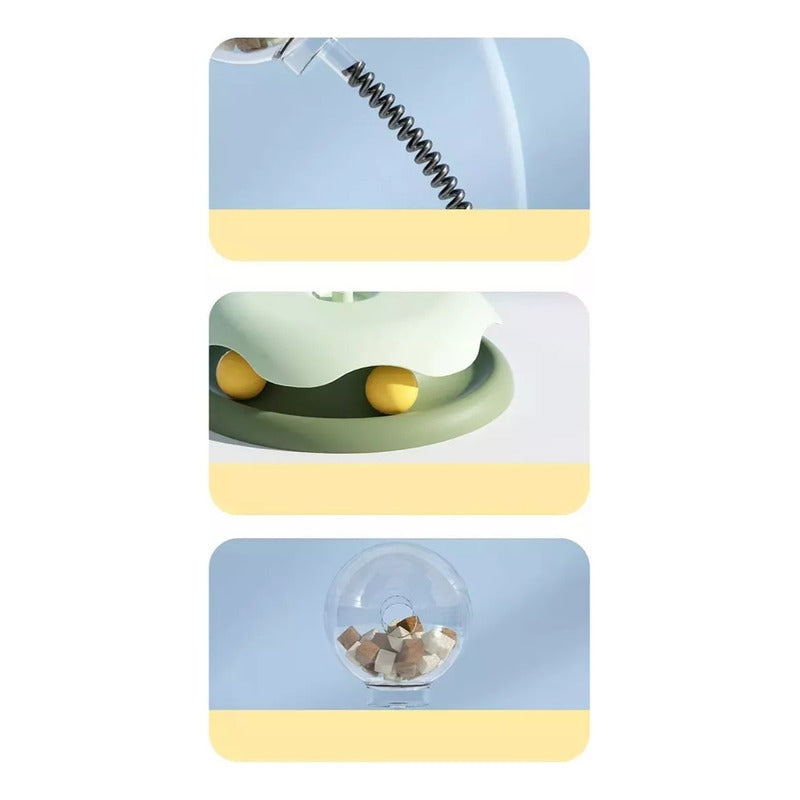 Juguete Dispensador De Comida Para Gatos Interactivo