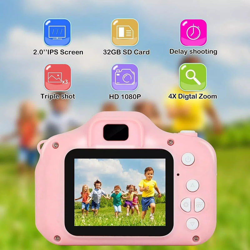 Mini Cámara Analógica De Juguete Para Niños Compacta Infanti