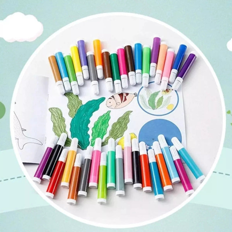 Set Artístico De 208 Crayolas Para Colorear Crayones Colores