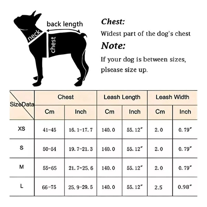 Arnes Anti Tirones Para Mascotas Perro Retráctil + Correa Verde Xl