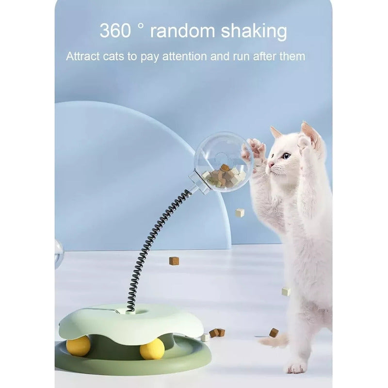Juguete Dispensador De Comida Para Gatos Interactivo