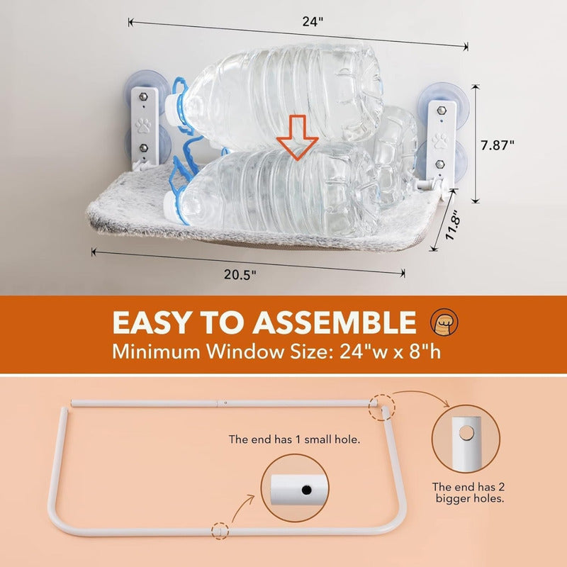 Cama Para Gatos Con Ventos , Plegable, Con Soporte Metálico
