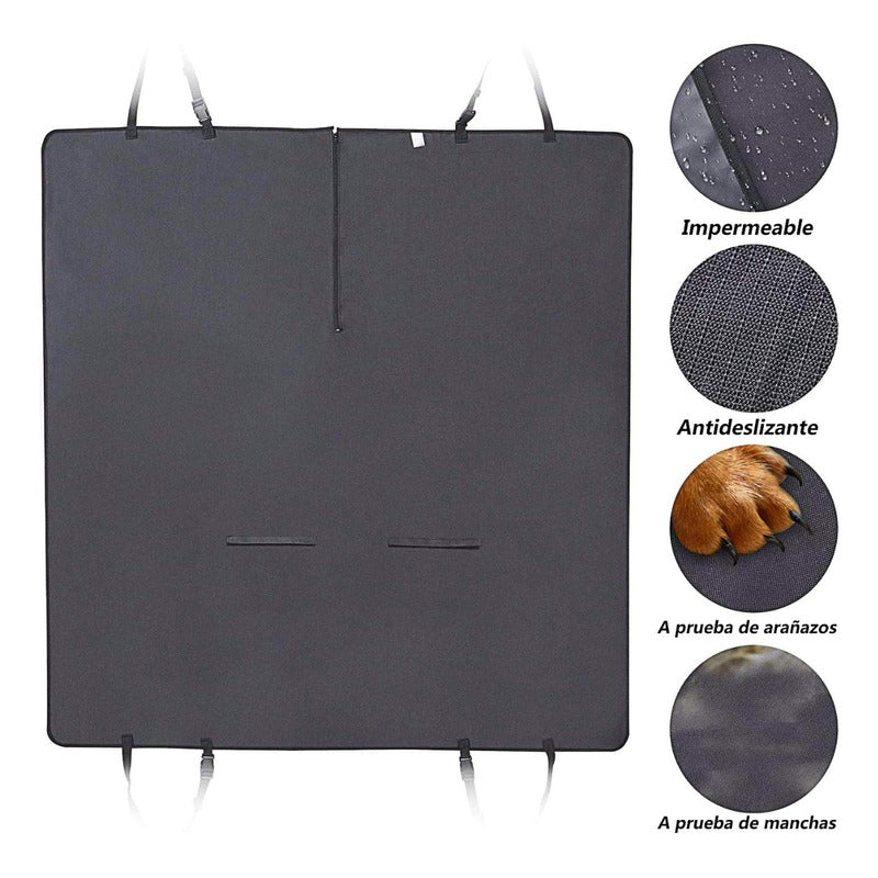 Funda Asiento Auto Cubre Tapizado Perro Mascota Impermeable.