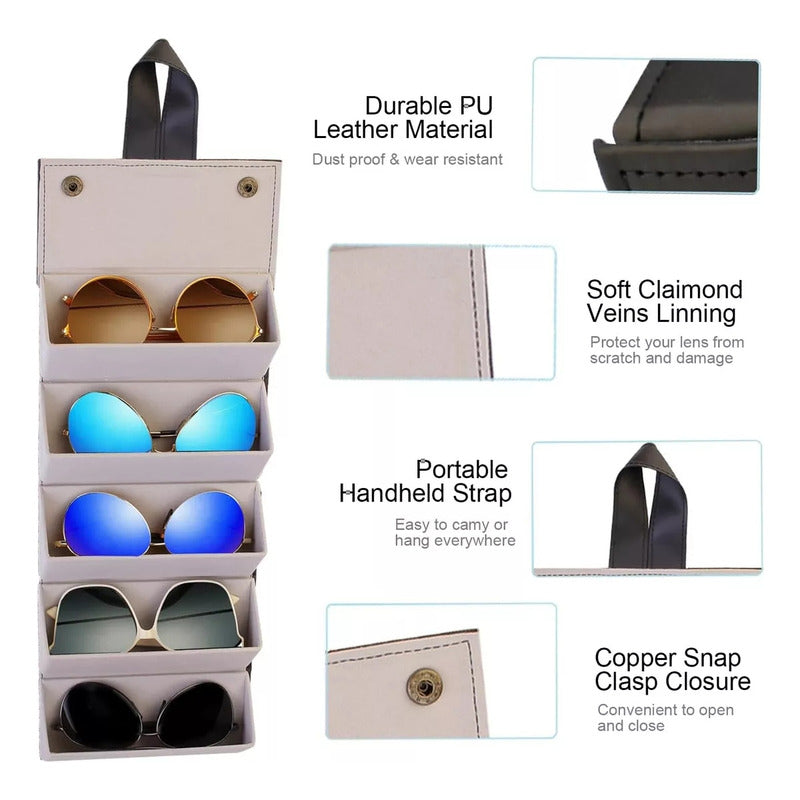Organizador De Lentes Anteojos Colgante Hexagonal Gafas