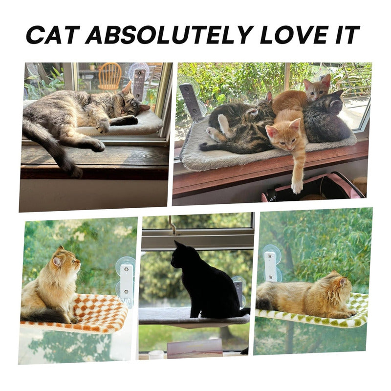 Cama Para Gatos Con Ventos , Plegable, Con Soporte Metálico