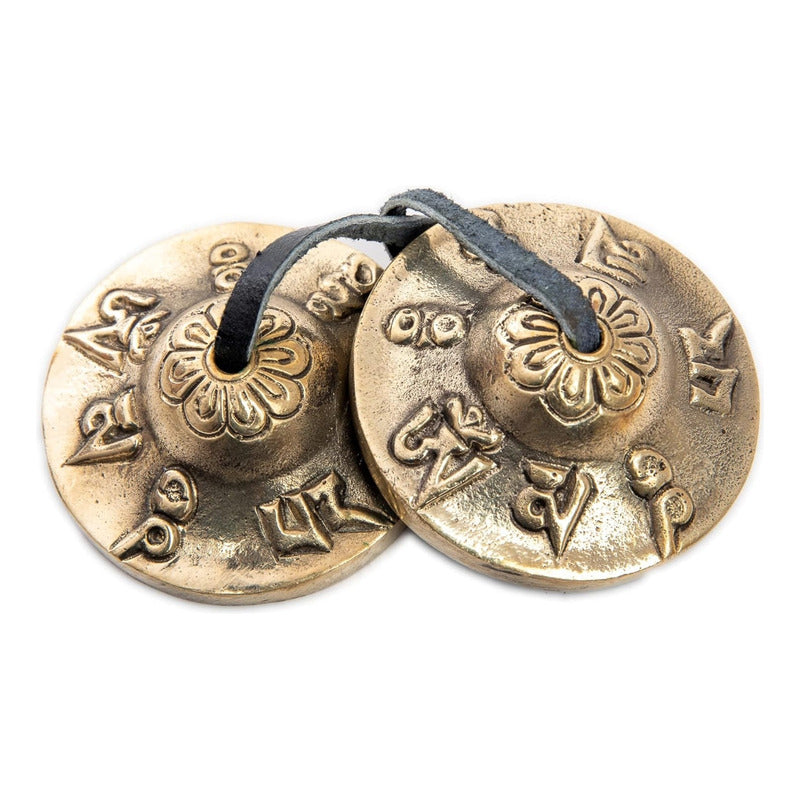 Platillos Campanas De Tingsha Tibetana, Espiritual Y Chakra