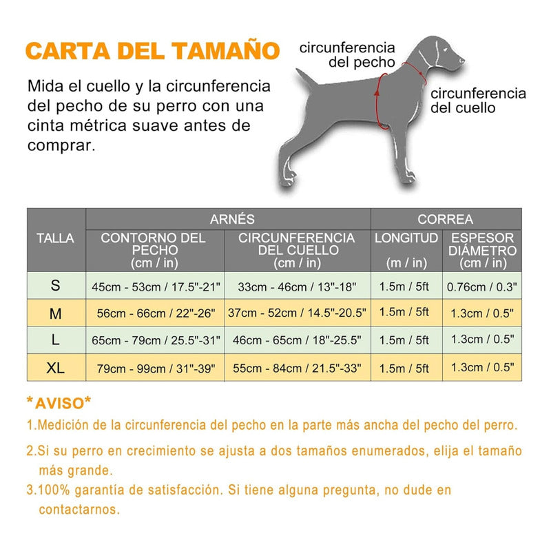 Pechera Anti Tirones Para Perro + Correa