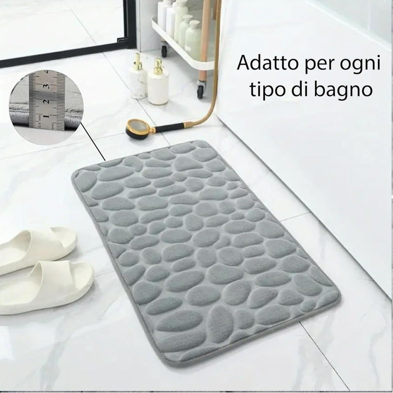 Alfombra De Baño 40x60 Cm Poliéster Antideslizante