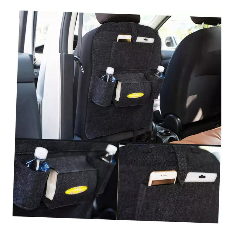 Protector De Asiento Trasero Con Bolsillos Organizadores Aju