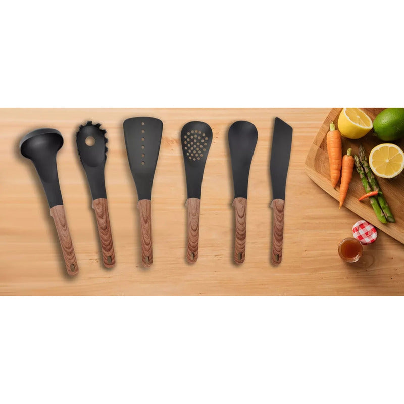 Set Utensilios Cocina Madera, Set Cucharas, Utensilios Mader