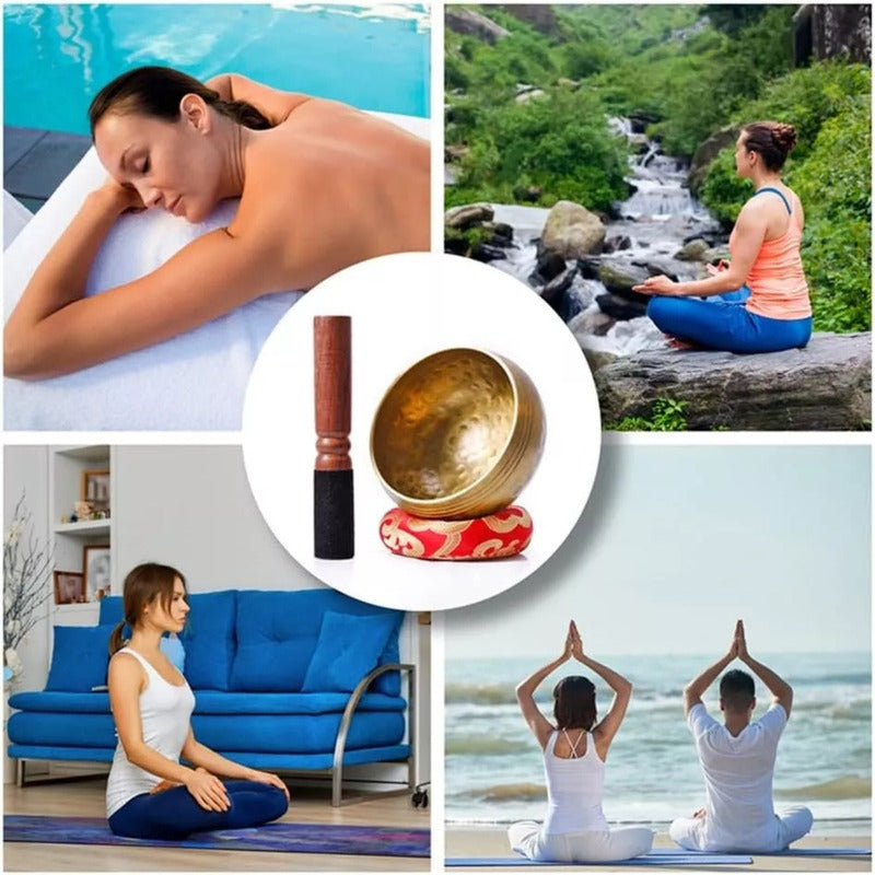 Cuenco Tibetano Para Meditación 8cm Yoga Relajación Sonido