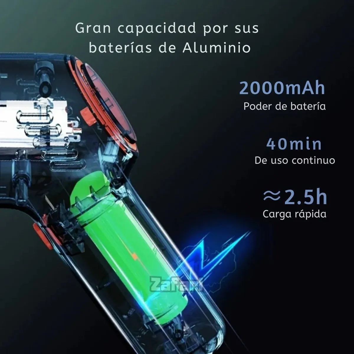 Aspiradora Portátil Para Auto Hogar Inalámbrica Recargable