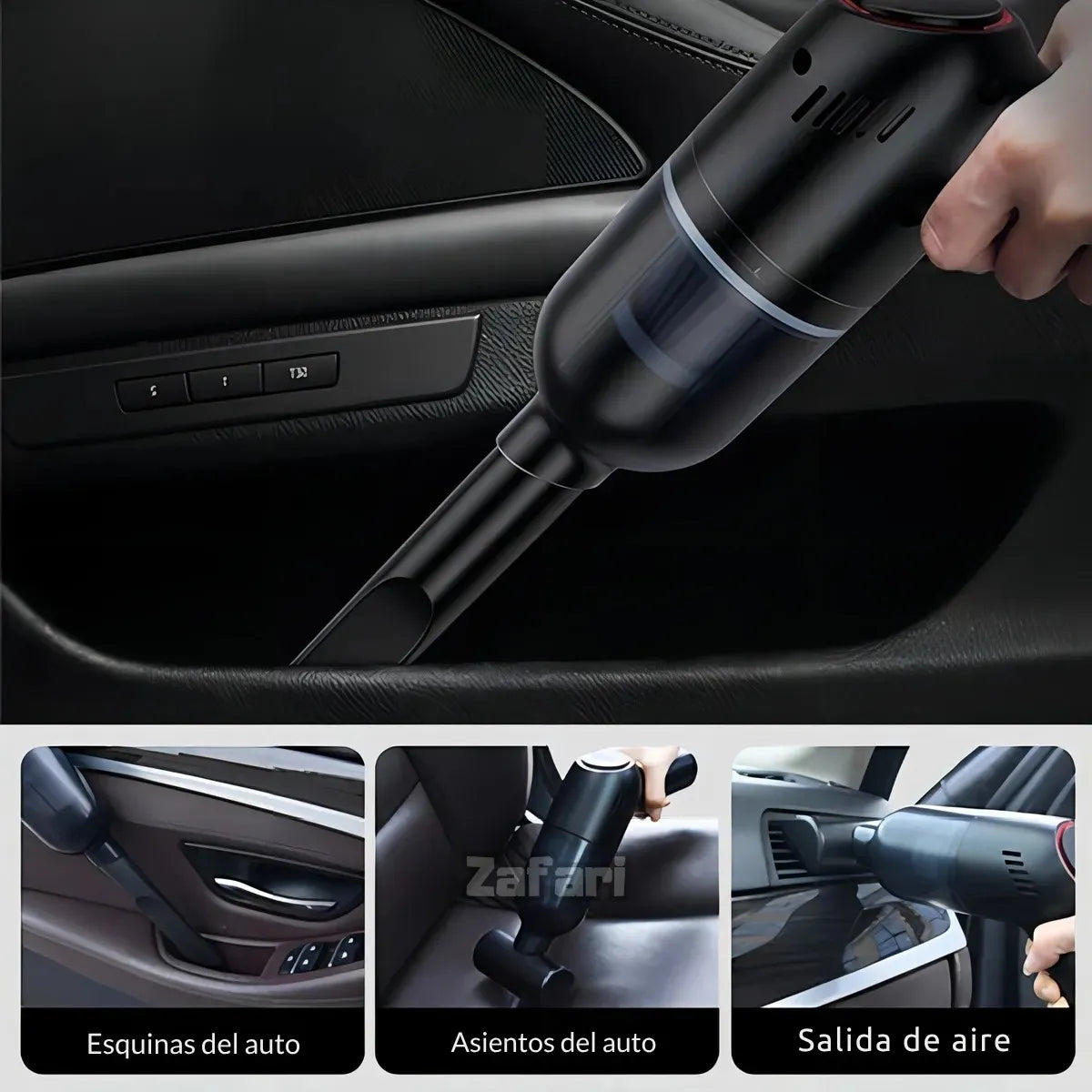 Aspiradora Portátil Para Auto Hogar Inalámbrica Recargable