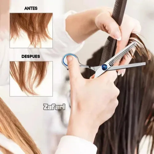 Juego De Tijeras De Peluquería Profesional Adelgazantes Y De