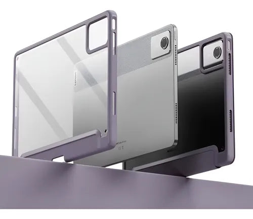 Funda Transparente Triple Para Lenovo Tab M11 Lavanda