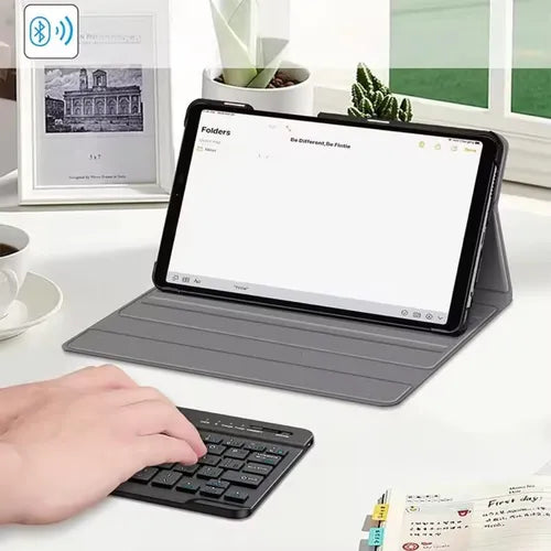 Funda Teclado Desmontable Para Samsung Galaxy Tab A9 8,7'' Negro