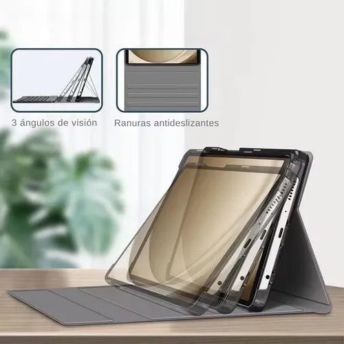 Funda Teclado Desmontable Para Samsung Galaxy Tab A9 8,7'' Negro