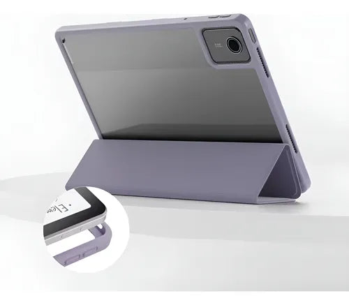 Funda Transparente Triple Para Lenovo Tab M11 Lavanda