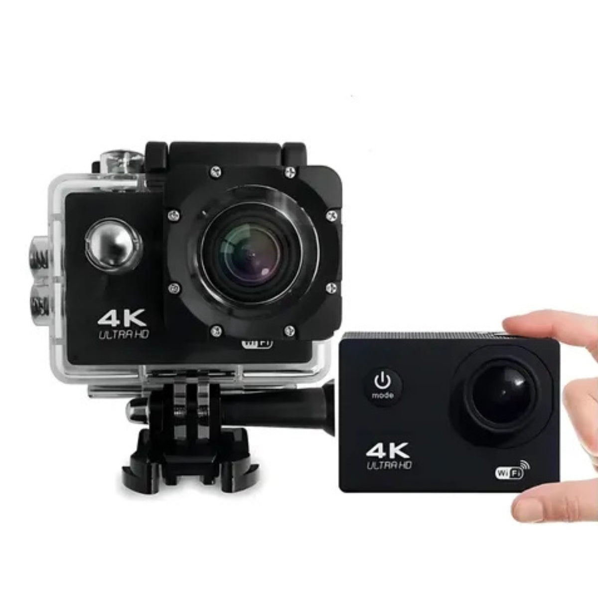Cámara 4k Deportiva Sumergible Portátil Wifi Estilo Gopro