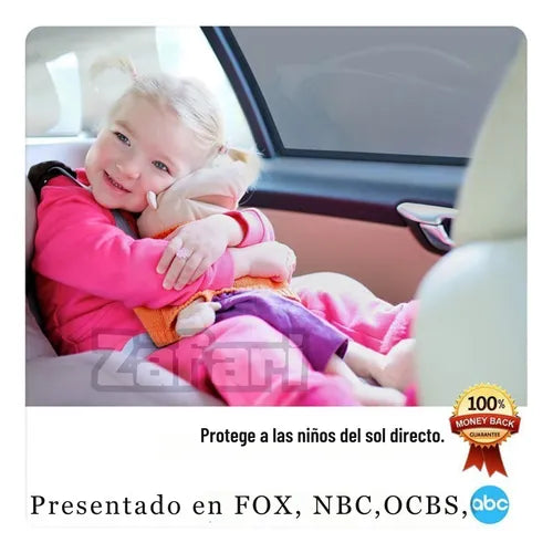 Parasol Portátil Para Coche De Malla De Nailon