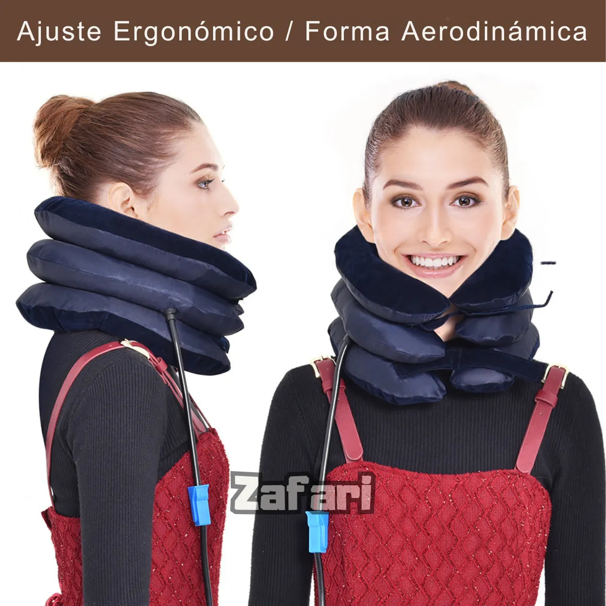 Alivio Cervical Instantáneo | Collarín Inflable Ajustable