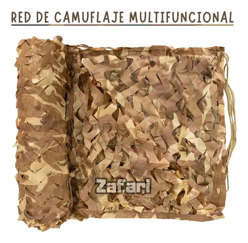 Malla Camuflada Para Escondites, Jardin, Cobertor Red Caza Marrón