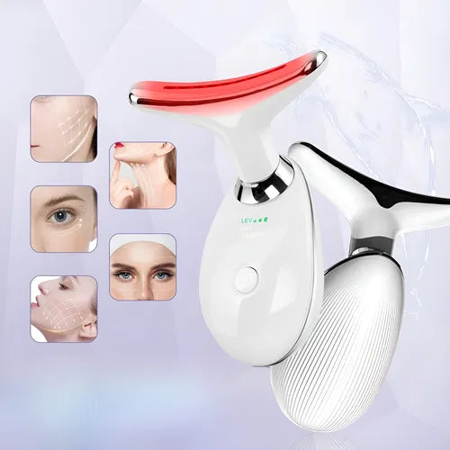 Masajeador Facial Portátil Con Vibración Recargable Mixta Día/noche