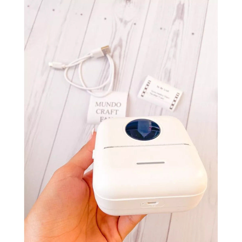 Mini Impresora Térmica Portátil Bluetooth Recargable