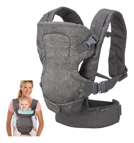 Mochila Portabebé Ergonómico Confortable 4 Posiciones Silla (foto 1)