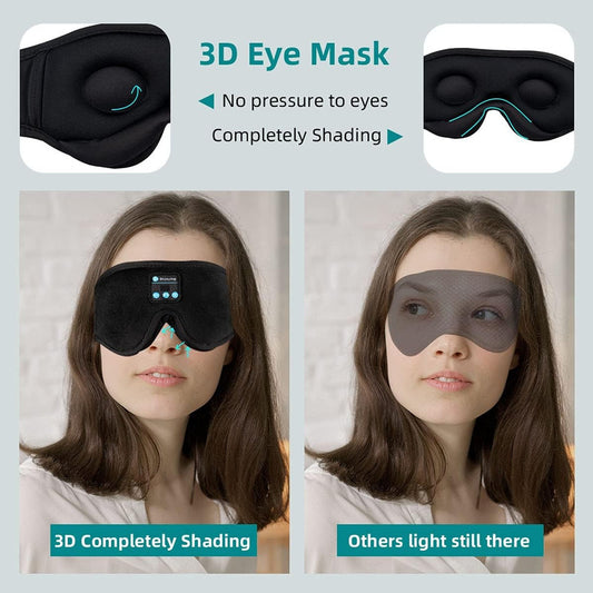 Máscara Para Dormir Con Bluetooth 3d Con Micrófono