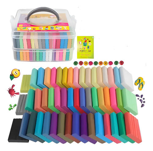 Plastilina 50 Colores, Arcilla Moldeable, Set Creativo (foto 1)